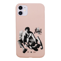 Étui de téléphone portable en silicone promotionnel avec logo personnalisé, coque protectrice souple, moderne et portable