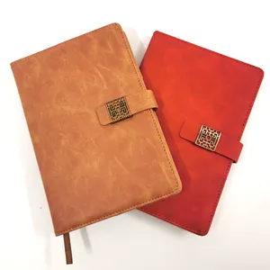 Notizbuch Carnet de notes Goldfolie Vintage Echtes Leder Kunden spezifischer Budget planer Buchdruck journal