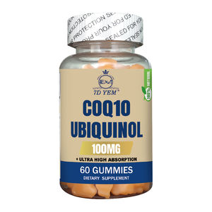 Novedades <span class=keywords><strong>Emei</strong></span> COQ10 Ubiquinol Gomitas de Vitamina 100mg para la Salud Cardíaca y Vascular Venta al por Mayor OEM 60 Gomitas - Product Image 1