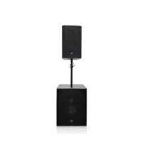 Subwoofer unique de 18 pouces 600W, grand subwoofer de basses pour DJ, équipement audio