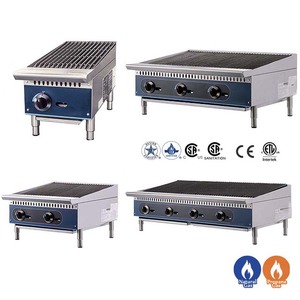 Gril à gaz professionnel de comptoir, style américain, barbecue, équipement de cuisson commercial multifonctionnel - Product Image 2