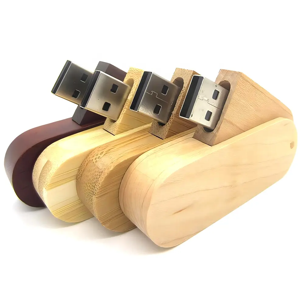 Custom Glowing Logo 3.0 2.0 64Gb 16Gb 128Gb Swivel Clip Bulk Wood Wooden Led Light Up Usb 3.0 Flash Drive 3.0 Blank Wooden