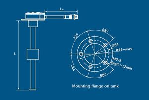 NMEA2000 Tekne Dizel <span class=keywords><strong>Tank</strong></span> Göndericisi Yakıt Seviye Sensörü Sıvı Seviye Sensörü KUS WEMA ABD Garmin için Yedek Parça - Product Image 4