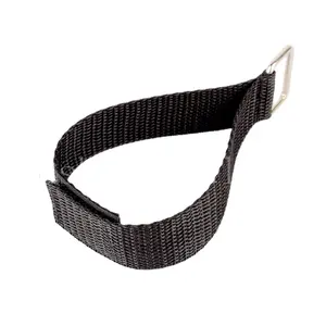 Nylon Hook And Loop Plastic/iron Buckle Webbing Strap