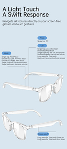 Dropshiping Cheap V6 Max AI Smart Glasses <b>with</b> Remote Camera Operation Voice Assistant Calling Travel Sunglasses Cost-effective - Product Image 6