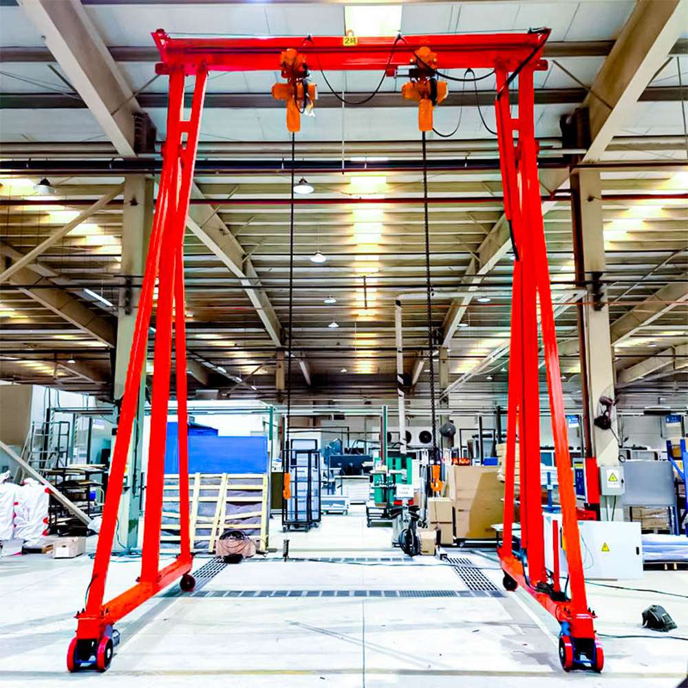 Bset Selling 1 Ton 3 Ton 5 Ton 10 Ton Electric Mobile Small Gantry Crane Portable Gantry Crane for Warehouse Use
