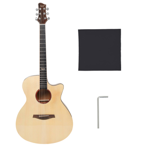 IRIN vendita in fabbrica chitarre in legno di mogano di abete rosso di lusso che cantano l'esame delle prestazioni dal vivo chitarra acustica GA da 40 pollici - Product Image 4