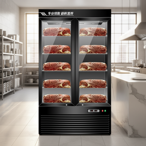 Réfrigérateur de présentation à 2 portes <span class=keywords><strong>pour</strong></span> l'affinage de la viande avec système de refroidissement par air et fonction d'affinage à l'acide - Product Image 1