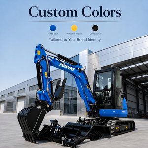 Livraison Gratuite TOROS Mini-Excavatrice sur Chenilles 1 Tonne 2 Tonnes 3,5 Tonnes EPA 5 pour la Construction - Product Image 3