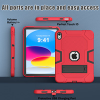 Housse de protection en silicone antichoc pour tablette intelligente iPad 10e génération 2022 10,9 pouces