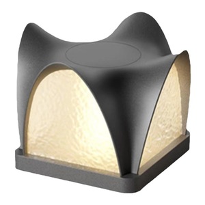 Lampes solaires à poteau, étanches, en acier inoxydable, pour jardin, cour, mur, portail, clôture - Product Image 5