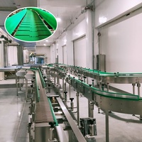 Chaîne de production d'emballage de l'industrie alimentaire conception de convoyeur à bande à chaînes de dessus de table