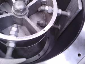 מכונת ייצור תבניות עיסת נייר, חלק חילוף מפלדת אל-חלד, מסך לחץ, להב רוטור, כנף, מיסב מנוע, שניידר, איכותי - Product Image 6