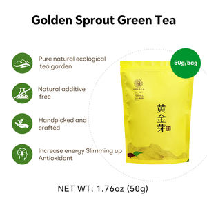 高品質50gバルクパッケージグリーンティーハンドピックと工場価格; ボックスバッグボトルで利用可能 - Product Image 3