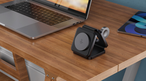 Cargador Inalámbrico <span class=keywords><strong>3</strong></span> en 1 Qi2 de 15W, Portátil, Plegable, Magnético, Estación de Carga Rápida para Viajes - Product Image 2