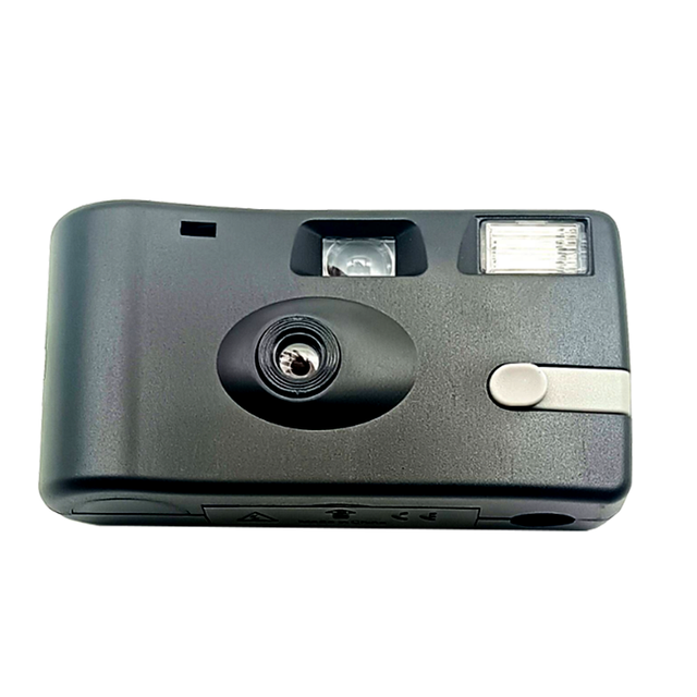 Wholesale Single Use 35mm Disposable Camera in Black Custom Design with Soft Button