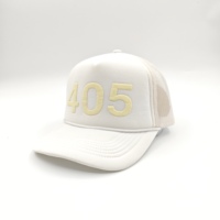 Casquette Trucker Otto personnalisée avec logo, casquette en maille à 5 panneaux et casquette Trucker pour homme avec impression en mousse, casquette Trucker unie