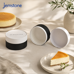Eco-friendly Wholesale Pastry Baking Cake Kraft Paper Tube Packaging Ovenable Cylinder Cardboard Cheesecake Box <b>Container</b> - Product Image 3