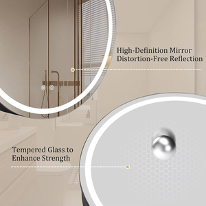 <span class=keywords><strong>Specchio</strong></span> LED Moderno da Armadio con Illuminazione Dimmerabile Continua IP65, Ecologico, Funzione Memoria, Montaggio a Parete per <span class=keywords><strong>Bagno</strong></span> - Product Image 3