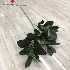 QSLH-T138 Vraie Touche Latex Verdure Artificielle Feuilles de Magnolia Plante Artificielle pour La Décoration - Product Image 2