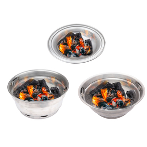 Pinnovo Charcoal Brazier Stainless Iron Holder for <strong>Bbq</strong> Charcoal Grill Stoves Durable Korean Restaurant <strong>Fire</strong> <strong>Pit</strong> for Sales - Product Image 2