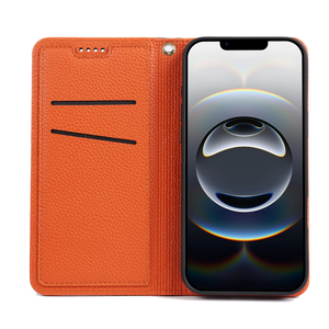 Étui de téléphone portable en cuir de style mode pour <span class=keywords><strong>iPhone</strong></span> 16 Pro Max 15 Plus 14 13 17 Air 16e 12 avec porte-cartes magnétique et rabat portefeuille - Product Image 4