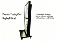 Vitrine de présentation sur mesure pour cartes de sport de collection classées, présentoir pour cartes de sport, lunettes de présentation
