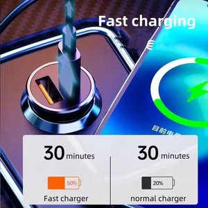 USB C Sạc xe hơi QC 4.0 USB PD 20W sạc điện thoại xe hơi sạc nhanh A + C mini sạc xe hơi di động với hộp gói - Product Image 4