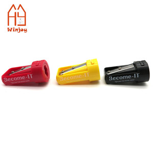 Temperamatite speciale per affilare matite per la lavorazione del legno, temperamatite manuale in plastica con pietra per affilare, LOGO personalizzato - Product Image 6