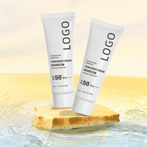 Tùy Chỉnh Hàn Quốc Thuần Chay Khoáng Hữu Cơ <span class=keywords><strong>Spf</strong></span> 50 Kiểm Soát Dầu Ánh Sáng Vô Hình Kem Chống Nắng Zinc Oxide Kem Chống Nắng Cho Mặt Kem - Product Image 1