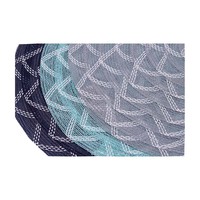 Tapis de séchage de vaisselle rond en plastique PP tressé non toxique, style zen asiatique, tendance, pour cuisine, dessous de verre, salle à manger, café, mariage, bar, maison, bureau