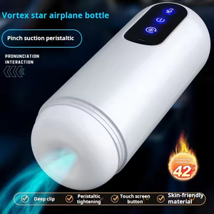 The Pleasure Count Shows the Airplane Cup (<b>vibrating</b> Version) the Perfect Blend of Luxury and Innovation Male Masturbator - Product Image 2