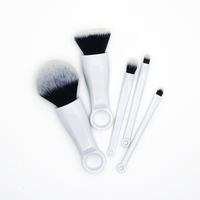 Ensemble de pinceaux de maquillage miniatures de voyage, vegan, ensemble de pinceaux de maquillage professionnels à étiquette privée