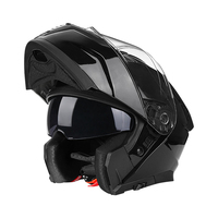 Casque modulable rabattable - Nouvelle génération, double visière et compatible Bluetooth, garantie 12 mois, unisexe, utilisation toute saison