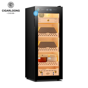 110c Cigarloong Constant Temperature and Humidity Compressor Spanish Cedar Wood Cigar Humidor <b>Cabinet</b> 110c 110c Cigarloong - Product Image 1
