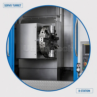 Mesin Bubut Vertikal CNC Tegangan Khusus FANUC 380V 50HZ 60Hz