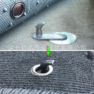 PZ410-99350-01 Floor Mat <b>Hook</b> Clip 46mm For Toyota Lexus Prius Camry Corolla <b>Plastic</b> Non Slip - Product Image 2