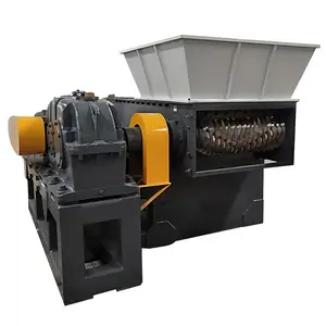 Máquina trituradora de latas de madeira para resíduos de balde de árvore única para venda