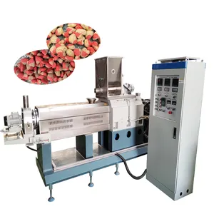Hot sale nutritional pet croquette machine pet food processing equipment dry feed pellet manufacturing plant