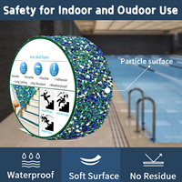 Marches d'escalier antidérapantes imperméables pour piscine Xuri, ruban adhésif extérieur 2x15 pieds, ruban adhésif antidérapant en caoutchouc robuste, bandes de douche