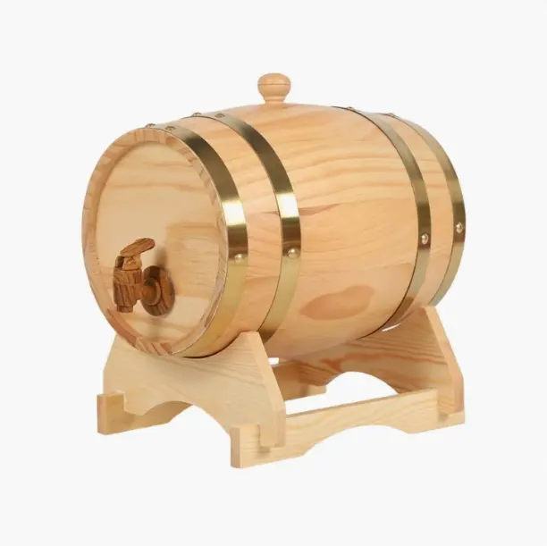 Whisky Oak Barrel Mini Holzfass Tisch für Lagerung Spirit Vintage Whisky Weinfass