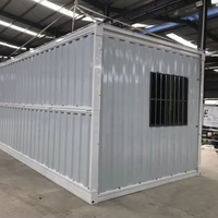 Unité préfabriquée et pliable portable pour bureau temporaire, salle de réunion intégrée et espace de repos, maison conteneur pliable