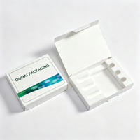 Boîtes pliantes articulées en papier pour seringues préremplies cosmétiques avec insert découpé pour emballage de contenants de sérum et de liquides de beauté pour soins de la peau