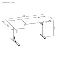 GMD09 RGB L Table de jeu pour ordinateur PC pas cher meilleure Table de jeu rose noir grande Table d'ordinateur de jeu