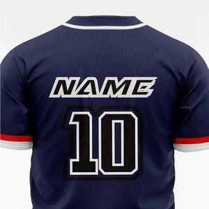 OEM Manufacturer Breathable Performance Sportswear Baseball Jersey For <b>Clubs</b> And Teams Wholesale Supplier Custom Baseball Shirt - Product Image 4