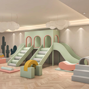 Bền theo chủ đề mềm trẻ em trong nhà Thiết bị sân chơi cho trẻ em với đa cấp playhouses cho FEC trong nhà chơi khu vực - Product Image 1