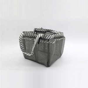 Clear Mesh Bathroom Shower Caddy Tote Storage Bag Basket Plastic Multifunction Neatening/storage PVC
