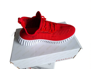 Scarpe Fitness Pozio Rosse con Tomaia in Rete, Suola in Gomma, Intersuola in EVA, Confezione in Scatola, Unisex - Product Image 1