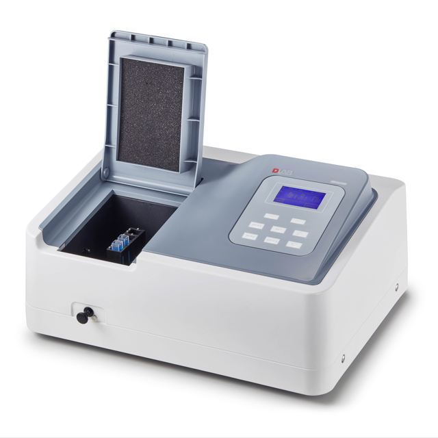 SP-V1100 Single Beam Visible Digital Laboratory LCD Display Spectrophotometer 320-1100nm with Tungsten Lamp Support OEM