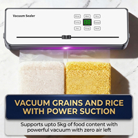 75kPa 120W 30cm 4L/min 8 Modes ecran tactile scellage multi-sacs menage machine sous vide soudeuse emballage alimentaire